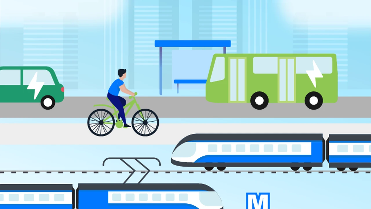 Close up on a plate of mashed potatoes, topped with baked pork chops with cream of mushroom soup, and a side of green beans.