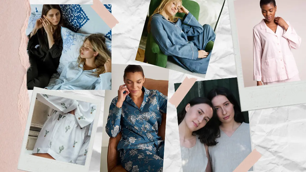 Close up on a plate of mashed potatoes, topped with baked pork chops with cream of mushroom soup, and a side of green beans.